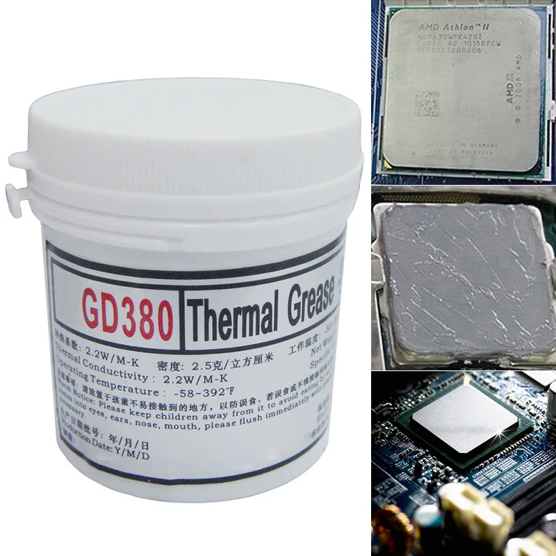 

GD380 Thermal Conductive Grease Paste Silicone Heat Sink High Temperature Resistance QJY99
