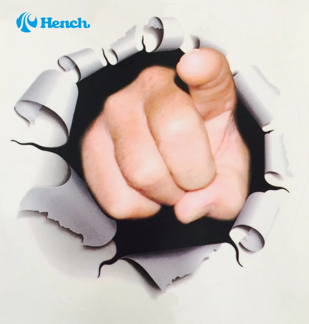 Новая мода 2019 3D стереоскопический Тюнинг автомобиля кулак точка на вас узор