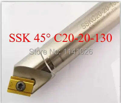 Концевая фреза SSK с возможностью поворота на 45 градусов C20 20 130 фрезерование и