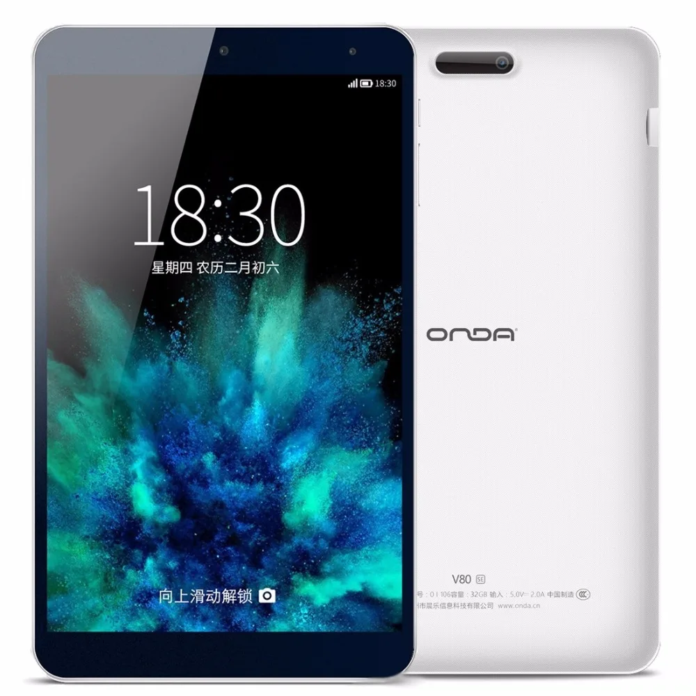 Оригинальный планшет ONDA V80 SE 8.0 дюймов ПК таблетки процессор Allwinner A64 quad core 64 бит 1.83