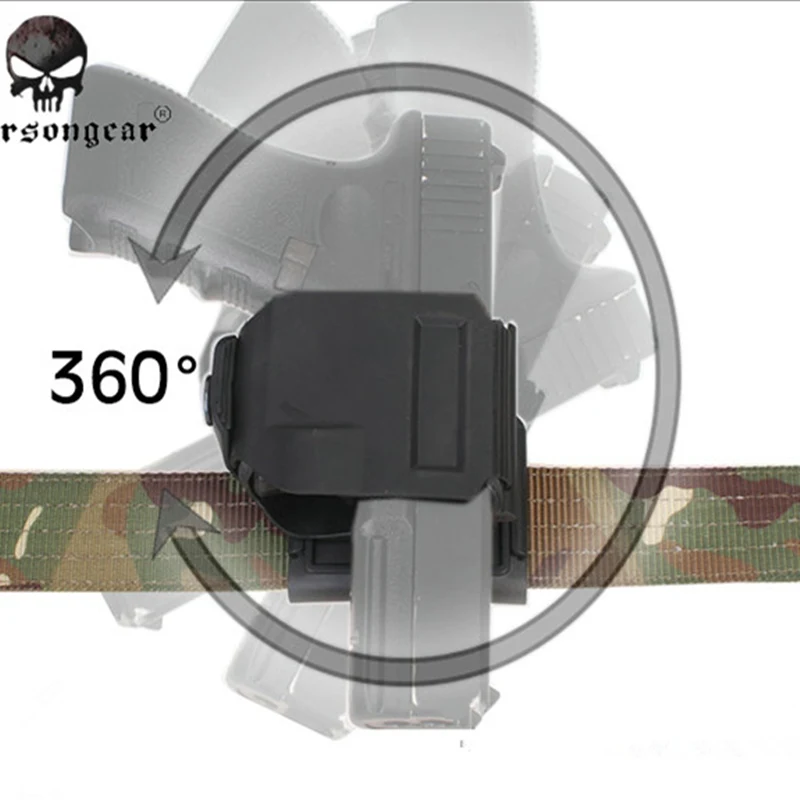 _ Кобура для GLOCK 17/22/23 тактическая кобура с зажимом правой руки страйкбола