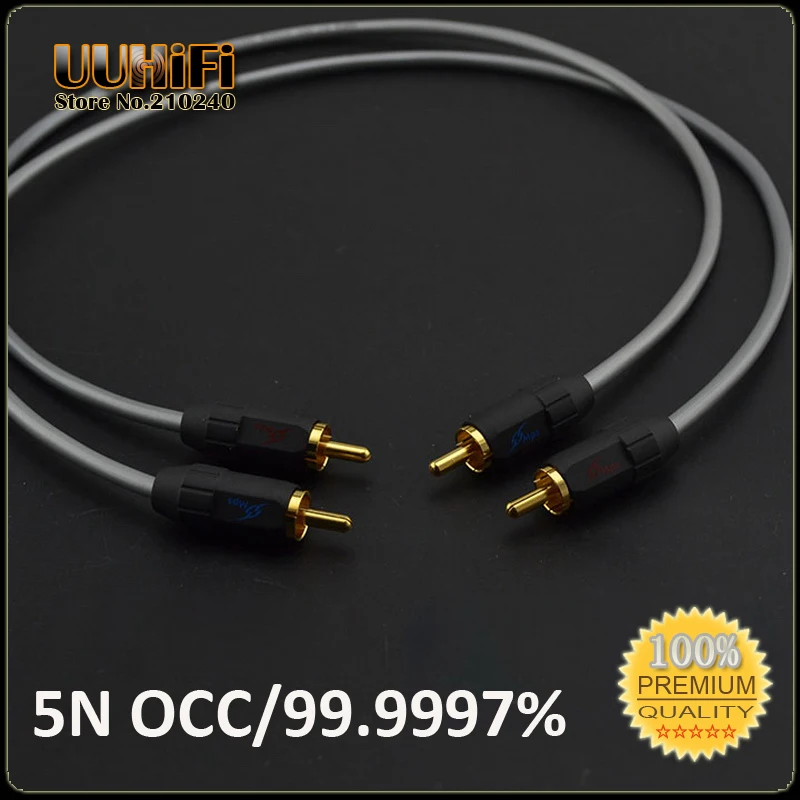 Рекомендую! Высокое качество 1 пара 5N OCC RCA к аудио кабель/DIY HIFI кабель U113|hifi rca|rca to