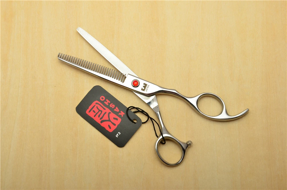 700# 4Pcs Suit 5.5''/6.0''/6.5'' Kasho Red Gem Hairdressing Scissors Cutting / Thinning Shears Professional Human Hair |