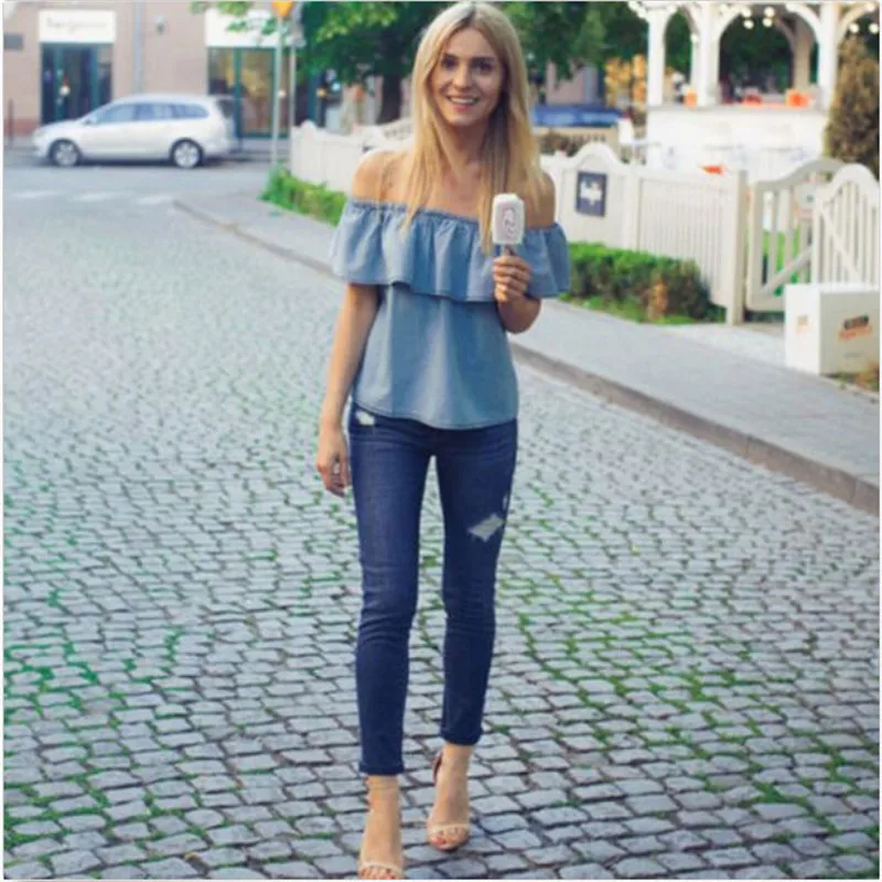 Женская футболка свободная с открытыми плечами без рукавов | одежда