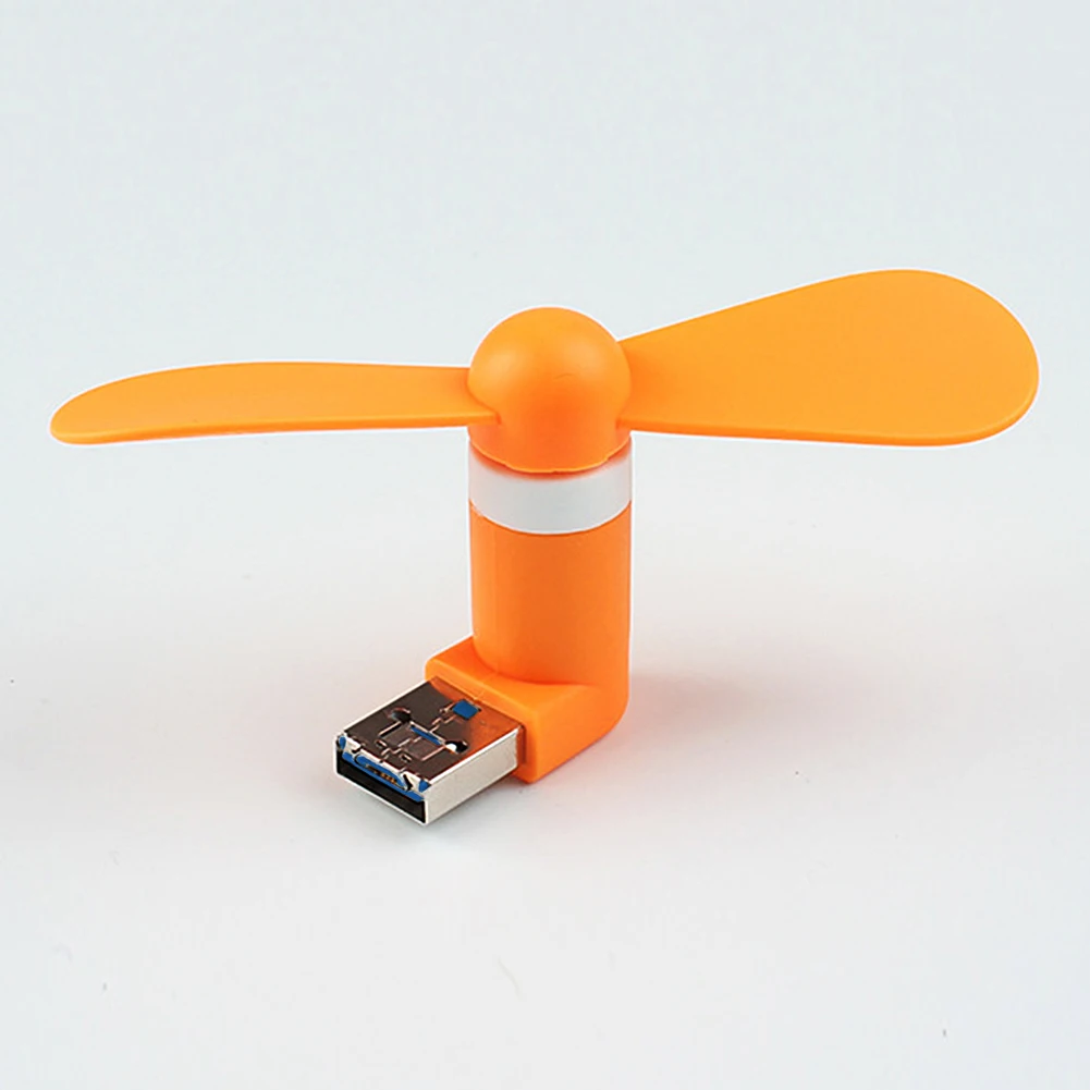 Горячий Новый портативный OTG мини микро USB вентилятор сильный ветер охлаждения