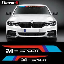 2 шт. наклейки на лобовое стекло для BMW e46 e39 e90 e60 f30 f31 g11 g3o z4 e85 x5 f15 f16