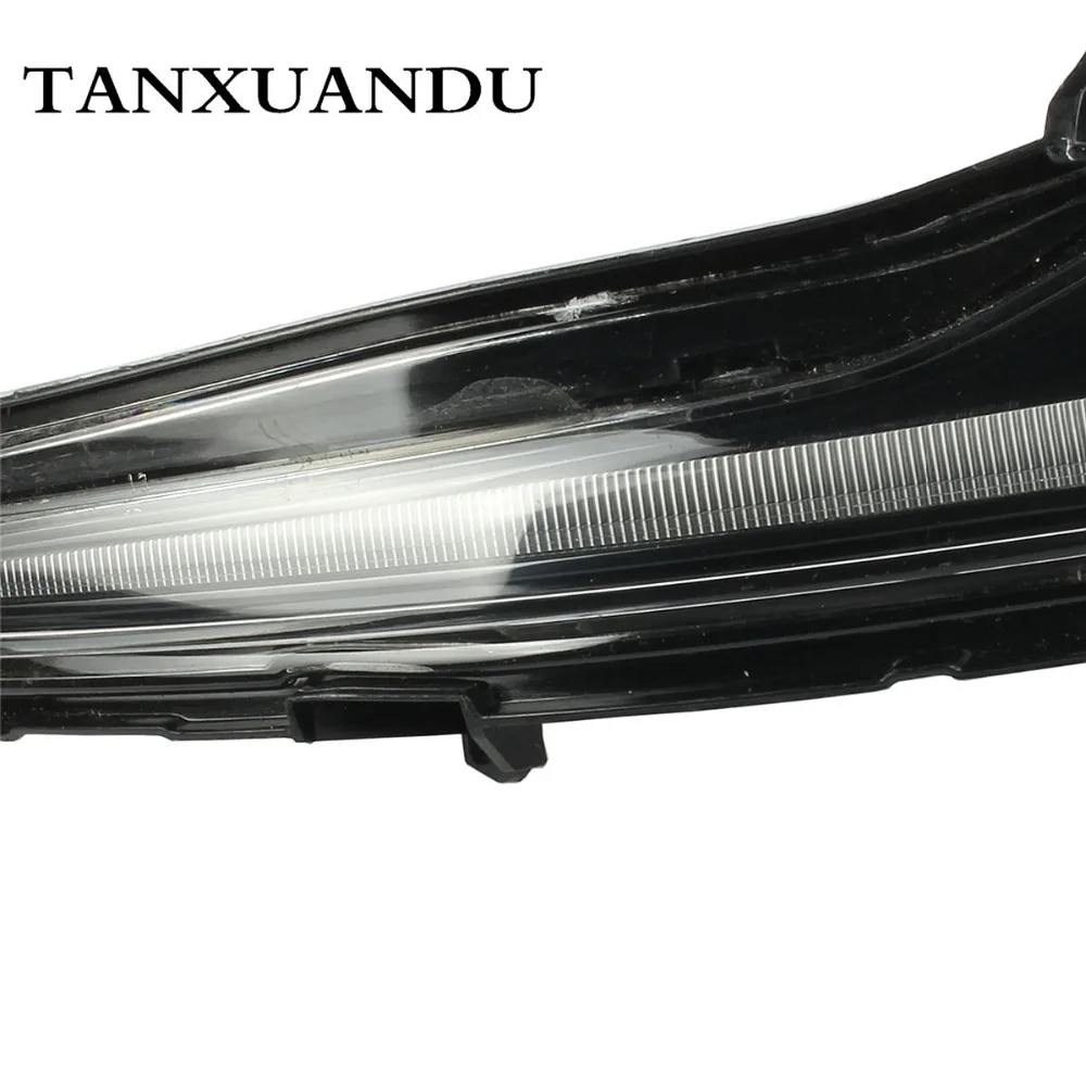 Черная крышка LED Дверь Зеркало указатель поворота крыло объектив индикатор лампа