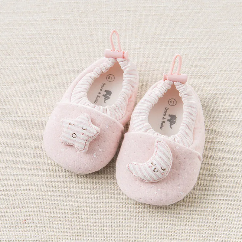 DB7351 Dave Bella/Мягкая Обувь для новорожденных мальчиков и девочек|new born shoes|born shoecute boy