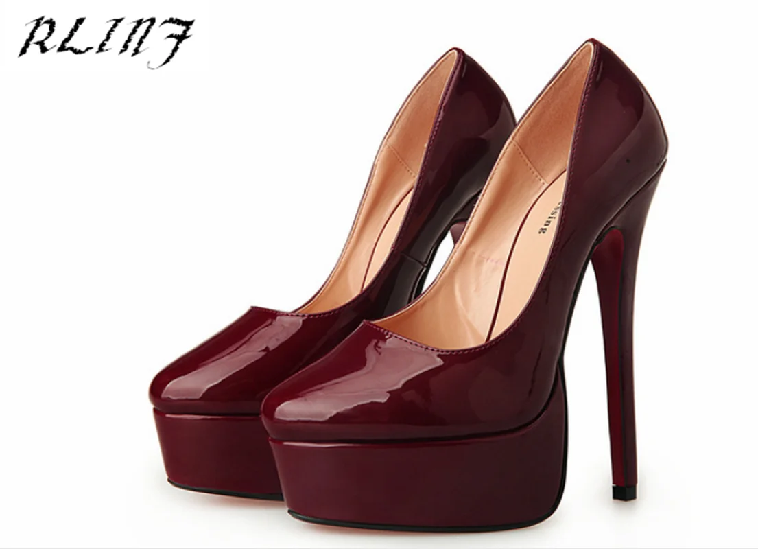 Женские туфли на высоком каблуке красные черные телесные винно 40 48 размеров