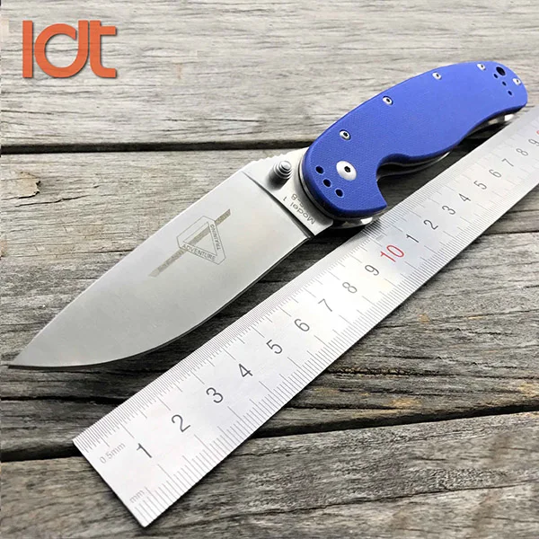 Blue Handle LDT RAT Модель 1 складной нож AUS-8 лезвие G10 ручка тактические ножи для отдыха на природе карманный нож для выживания Инструменты для повседневного использования - Цвет: Blue Handle