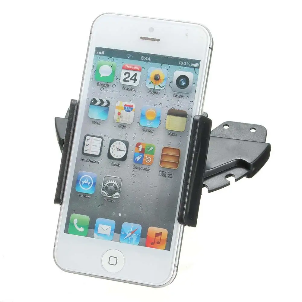 Автомобильный держатель для телефона с разъемом CD поворот на 360 градусов iPhone samsung