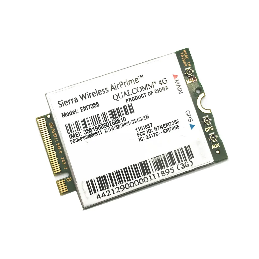 Беспроводная карта EM7355 Gobi5000 sierra LTE/EVDO/HSPA NGFF 3G/4G модуль для DELL Asus Sony toshiba модель |