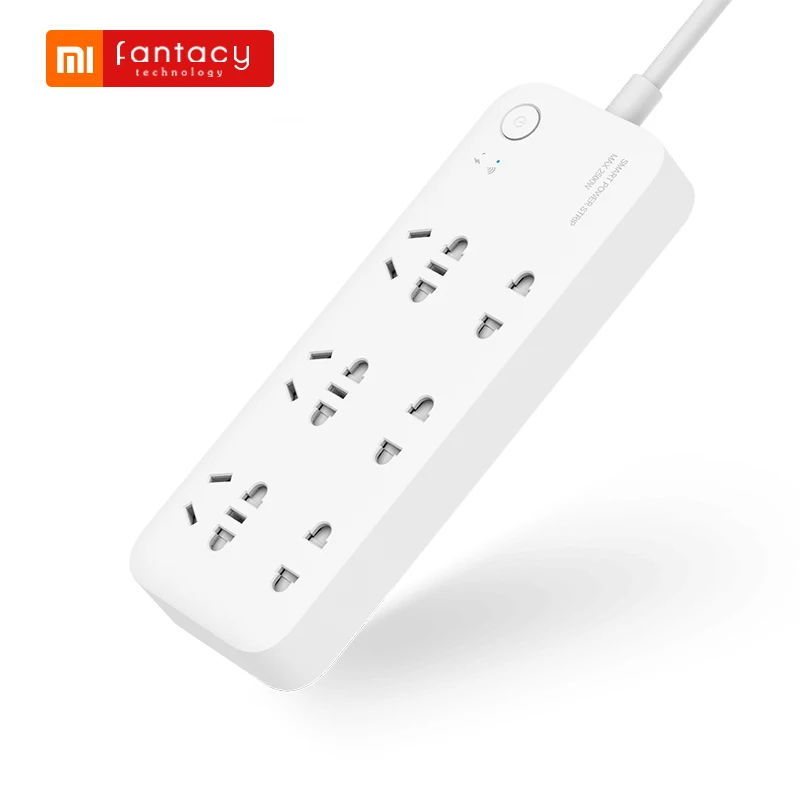Оригинальный Xiaomi Mijia умная электрическая розетка 6 портов умные розетки штекер