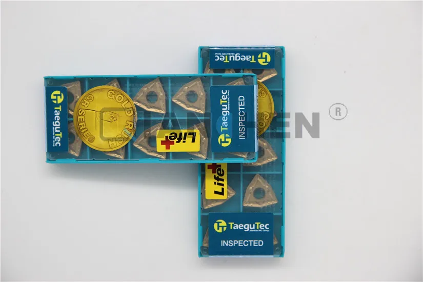 TaeguTec 10 шт./лот токарные инструменты WNMG080408 MT TT8125 карбидная вставка торцевая фреза