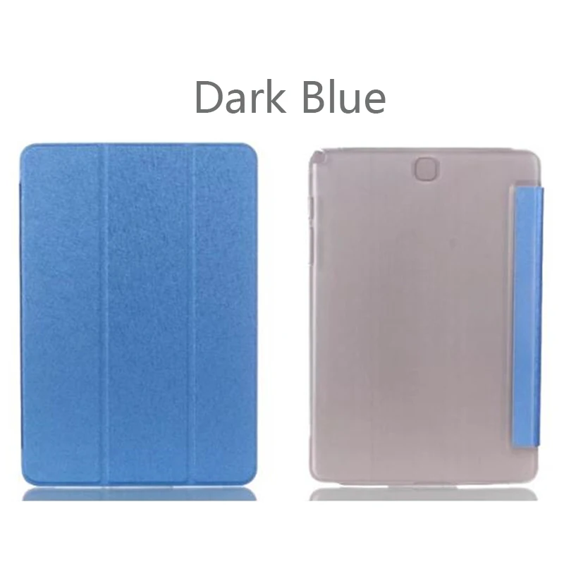 Чехол для планшета для samsung Galaxy Tab S2, 8,0 дюймов, SM-T710, T715C, T715, откидная подставка, искусственная кожа, прозрачная защитная задняя крышка