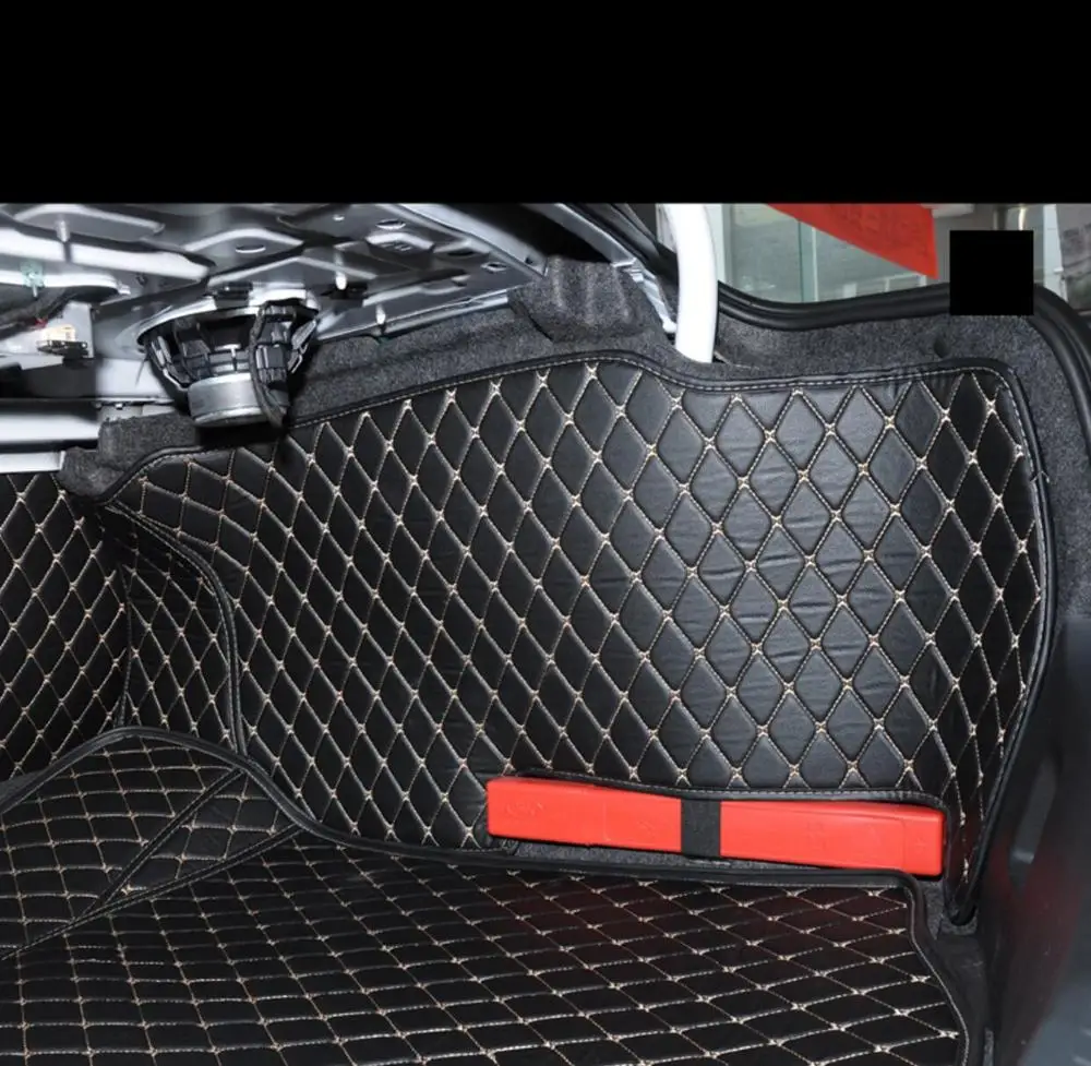 fiber leather car trunk mat for chevrolet malibu 2012 2013 car accessories