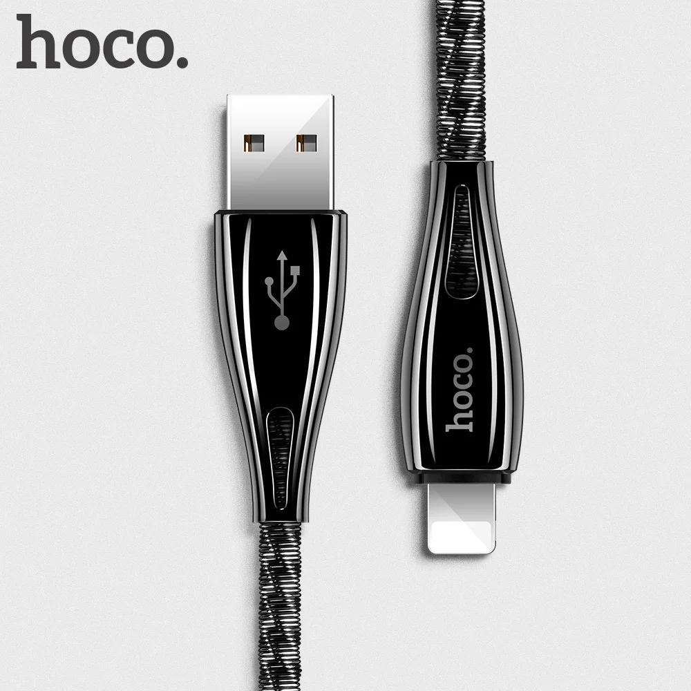 HOCO USB для Apple зарядный кабель передачи данных нержавеющая сталь быстрая зарядка usb