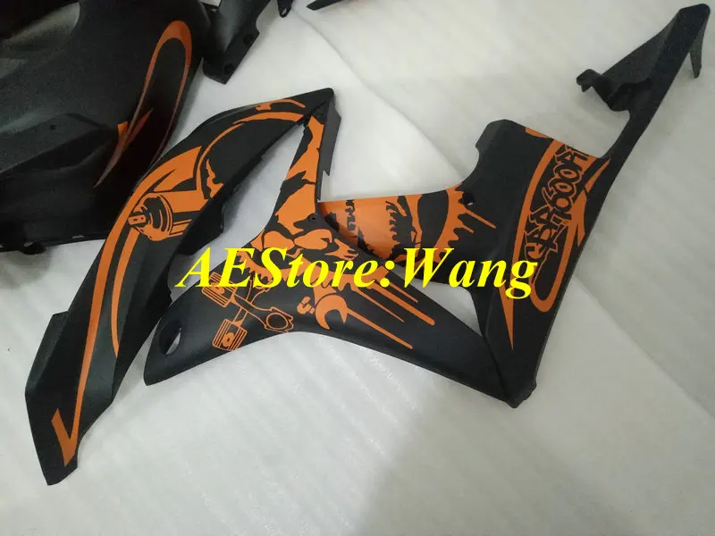 Комплект обтекателей под давлением для HONDA CBR600RR 07 08 CBR 600 RR F5 600RR 2007 2008 ABS оранжевые