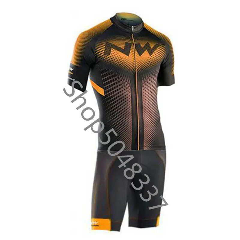 NW триатлон костюм для велоспорта Skinsuit Быстросохнущий короткий рукав Велоспорт Джерси Мужская велосипедная Одежда Майо ciclismo hombre