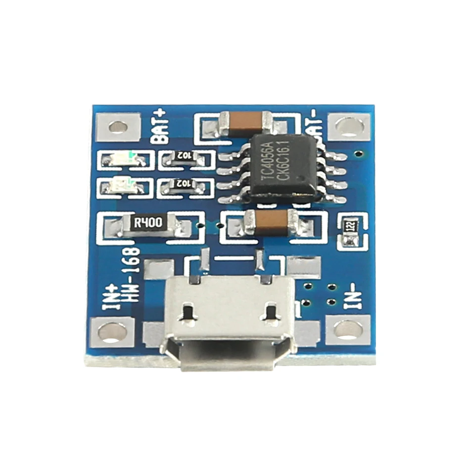 10 шт. зарядная плата TP4056 5 в 1 а Micro USB 18650 для литиевых батарей модуль зарядного