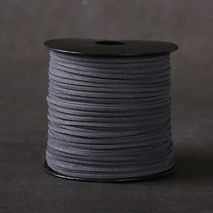 10 Yard Chainho, 10 ярдов, ручная плетеная веревка, ожерелье Бархатная веревка для ручного DIY аксессуары для одежды, искусственная кожа оленья веревка - Цвет: 10 Yard