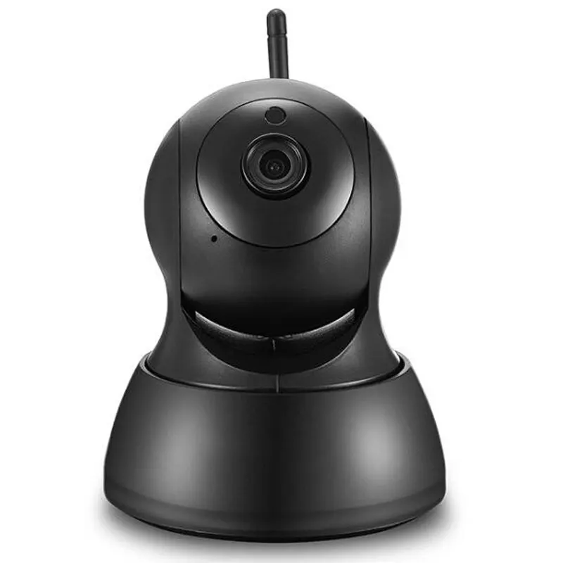 720P intelligent surveillance camera home wireless WiFi network HD night vision monitor Black | Безопасность и защита