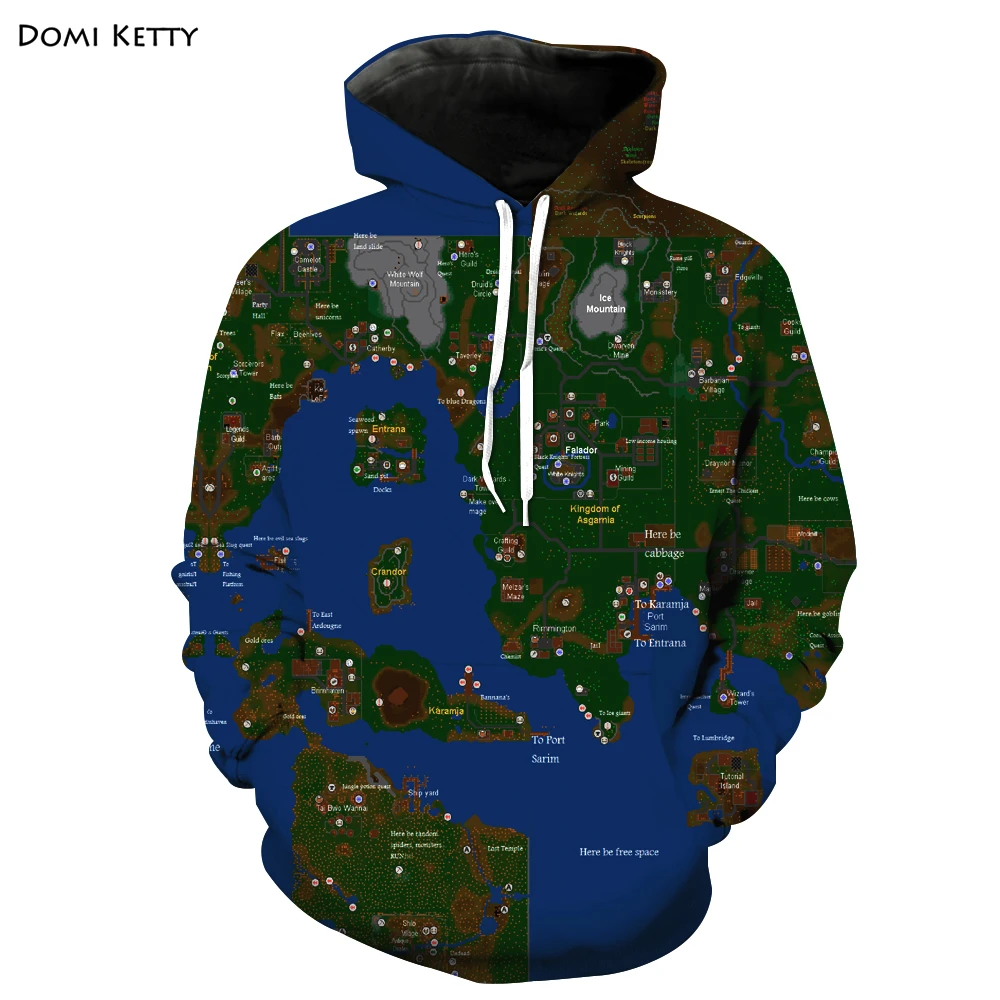 Domi ketty/толстовки с капюшоном для мальчиков и девочек одежда изображением