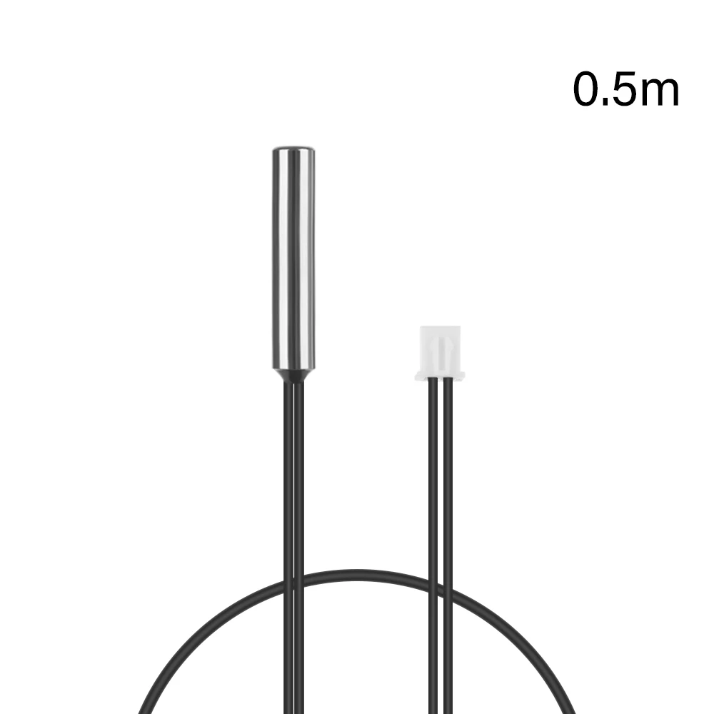 B3950 10K 0.5m 0,5 м/1 м/2 м/3 м/5 м/10 м DS18B20 10 к 1% B3950 водонепроницаемый цифровой датчик температуры зонд NTC термистор тепловой кабель - Цвет: B3950 10K 0.5m