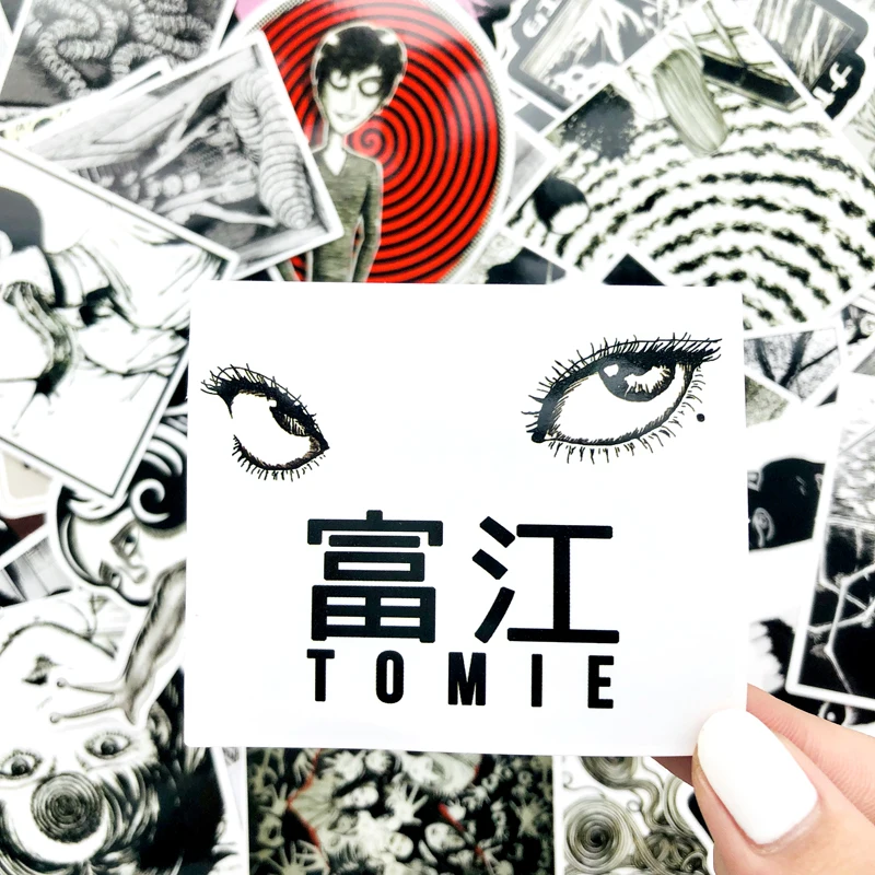 55 шт. TOMIE Horror аниме наклейка 90s винтажные Переводные картинки Скрапбукинг детская игрушка для DIY телефона ноутбука мотоцикла водонепроницаемый стикер s