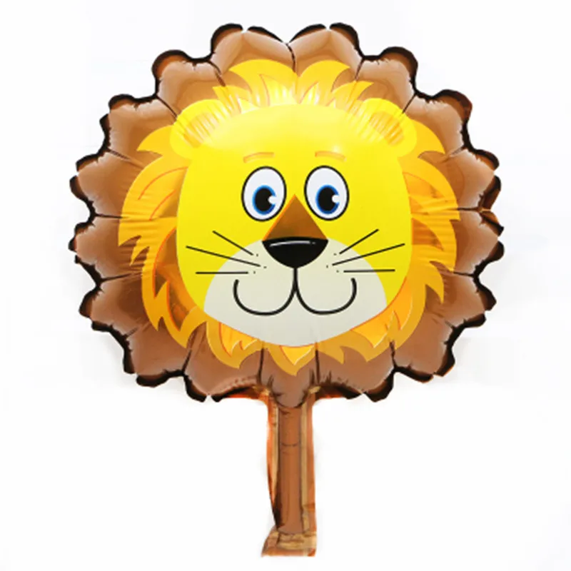 10 шт./лот мини воздушные шары с головой животного свадебные украшения