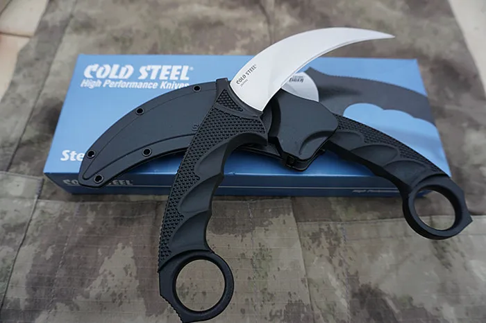 Новый нож karambit из холодной стали стальной Tigers с фиксированным лезвием походные