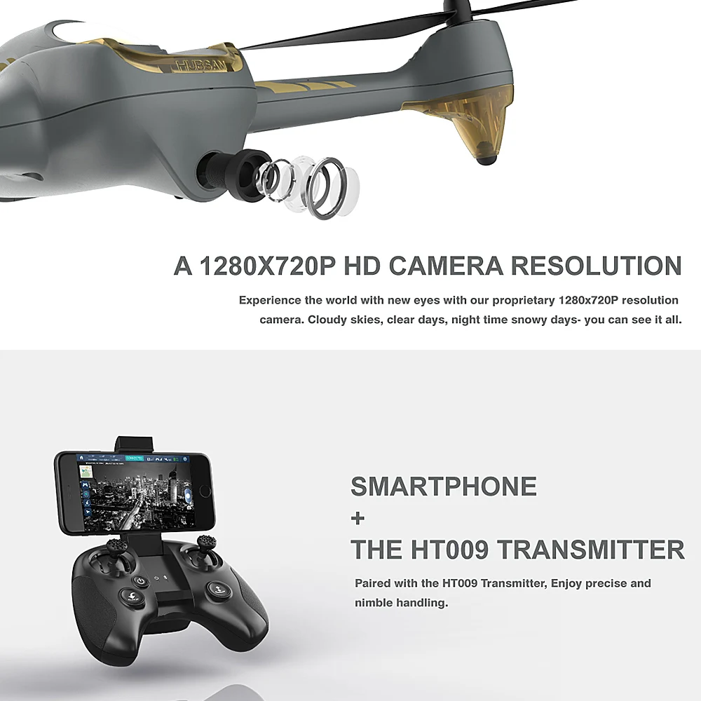 H501M X4 AIR 720P HD камера gps Дрон WiFi FPV Квадрокоптер бесщеточный Радиоуправляемый