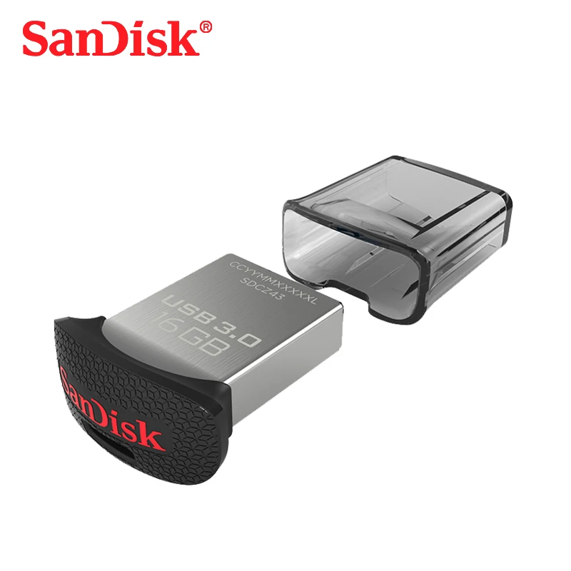SanDisk Ultra Fit USB 3.0 Flash Drive до 130 м/с SDCZ43 64 ГБ 32 16 поддержка официальный проверка |