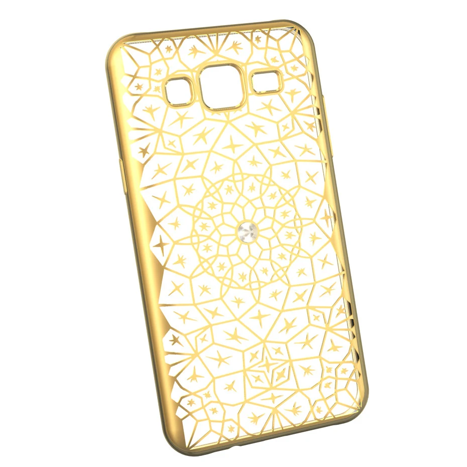 DAGUDON Luxury Soft TPU Case For Samsung Galaxy J5 2015 J500 bling Star Diamond Cover for Silicon capa |