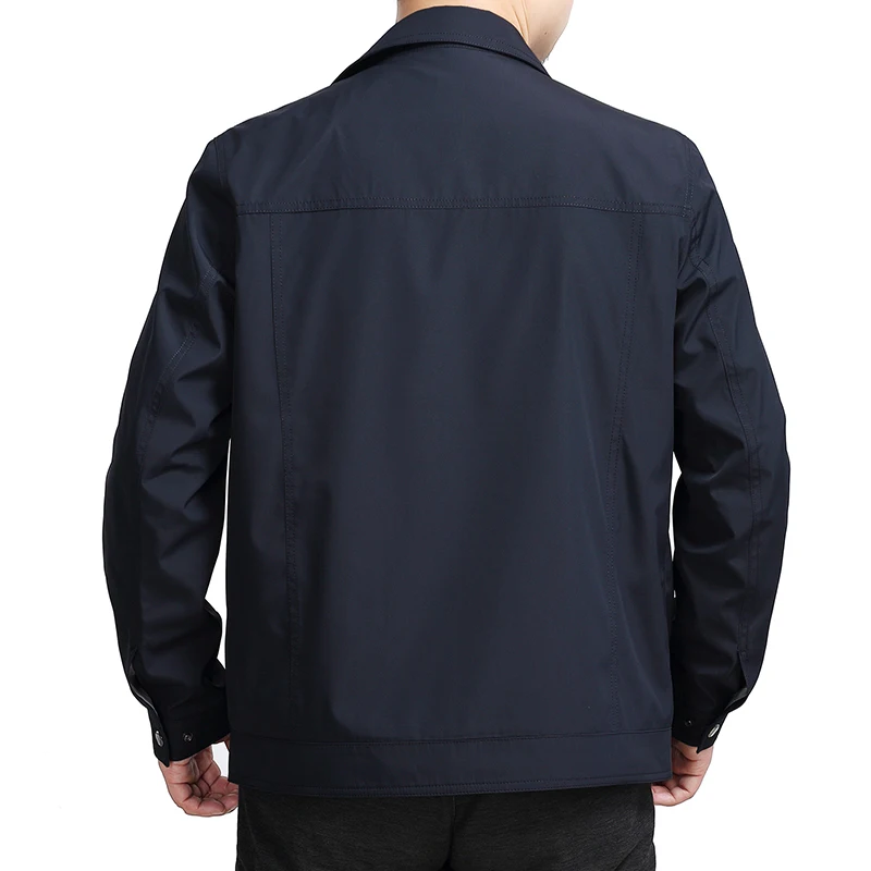 10XL 8XL 6XL 5XL Демисезонный Для Мужчин's куртки тонкие однотонные Модные пальто мужские повседневные приталенные со стоячим воротником бомбардировщик куртка, мужское пальто
