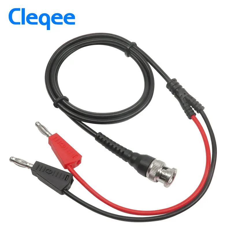 Cleqee P1009 BNC Q9 для двойных 4 мм Штабелируемых банановых штекеров с гнездом тестовые