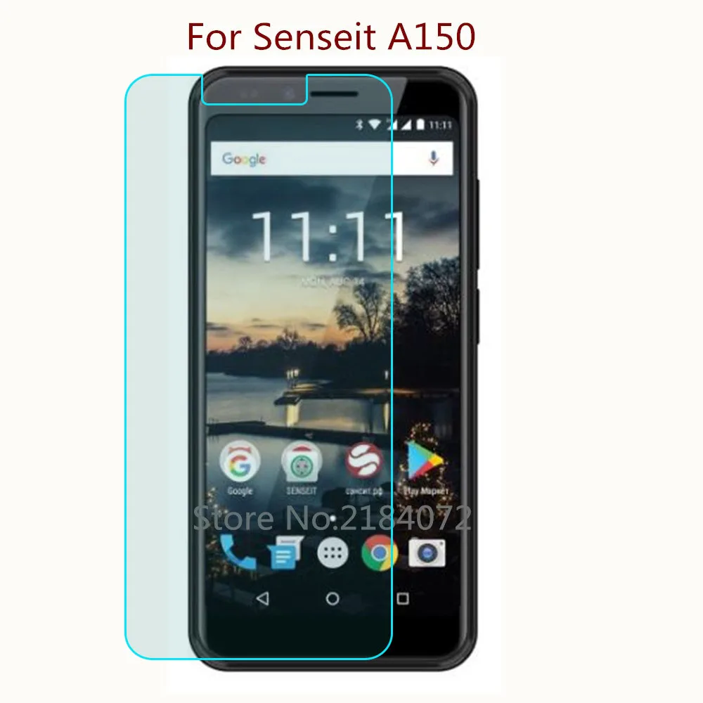 Защитное стекло 9H 2.5D для Senseit A150 закаленное смартфона Защитная пленка
