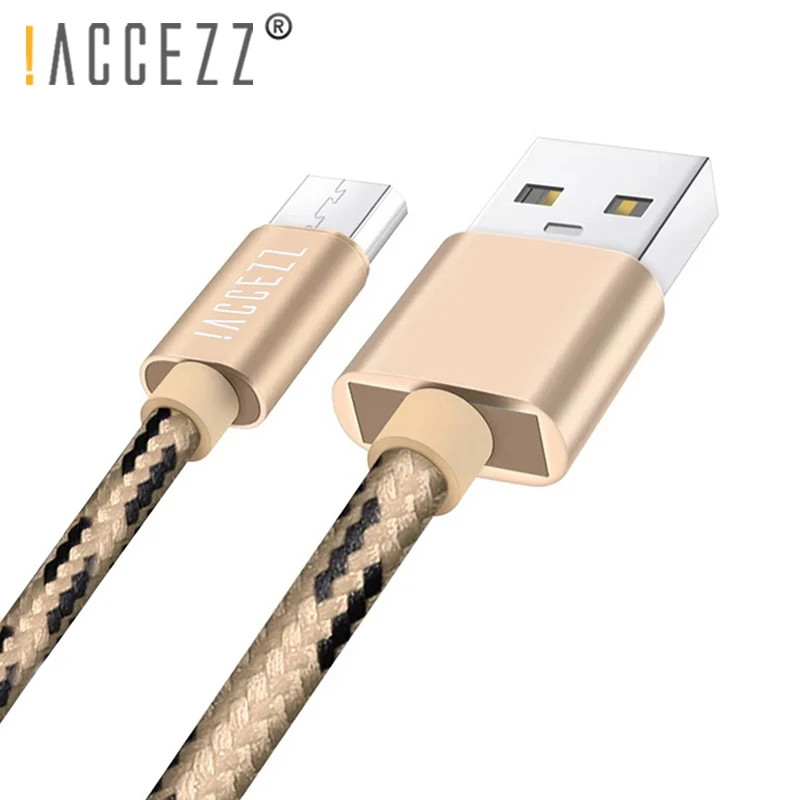ACCEZZ Micro USB кабель для зарядки и синхронизации данных шнур для samsung Galaxy S7 S6 huawei Xiaomi Redmi 4A Android мобильный телефон быстрые кабели
