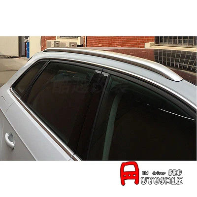 

Aluminium alloy Silver Top Roof Rails Rack Side Bars Decoration Trim Cover For Audi A3 2012 2013 2014 2015 2016 2017 2018