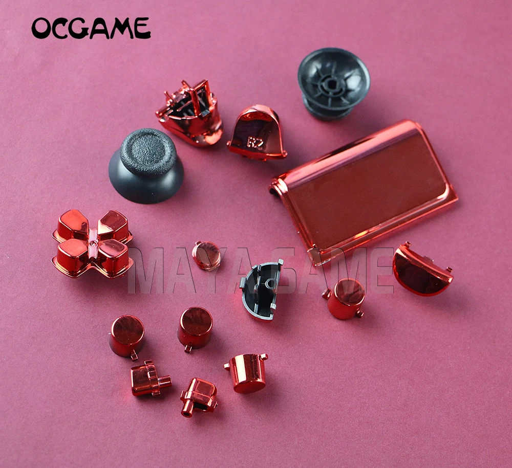OCGAME 60 компл./лот Хром Полный Butons для Игровые приставки 4 PS4 Pro контроллер CUH ZCT2 JDM 040