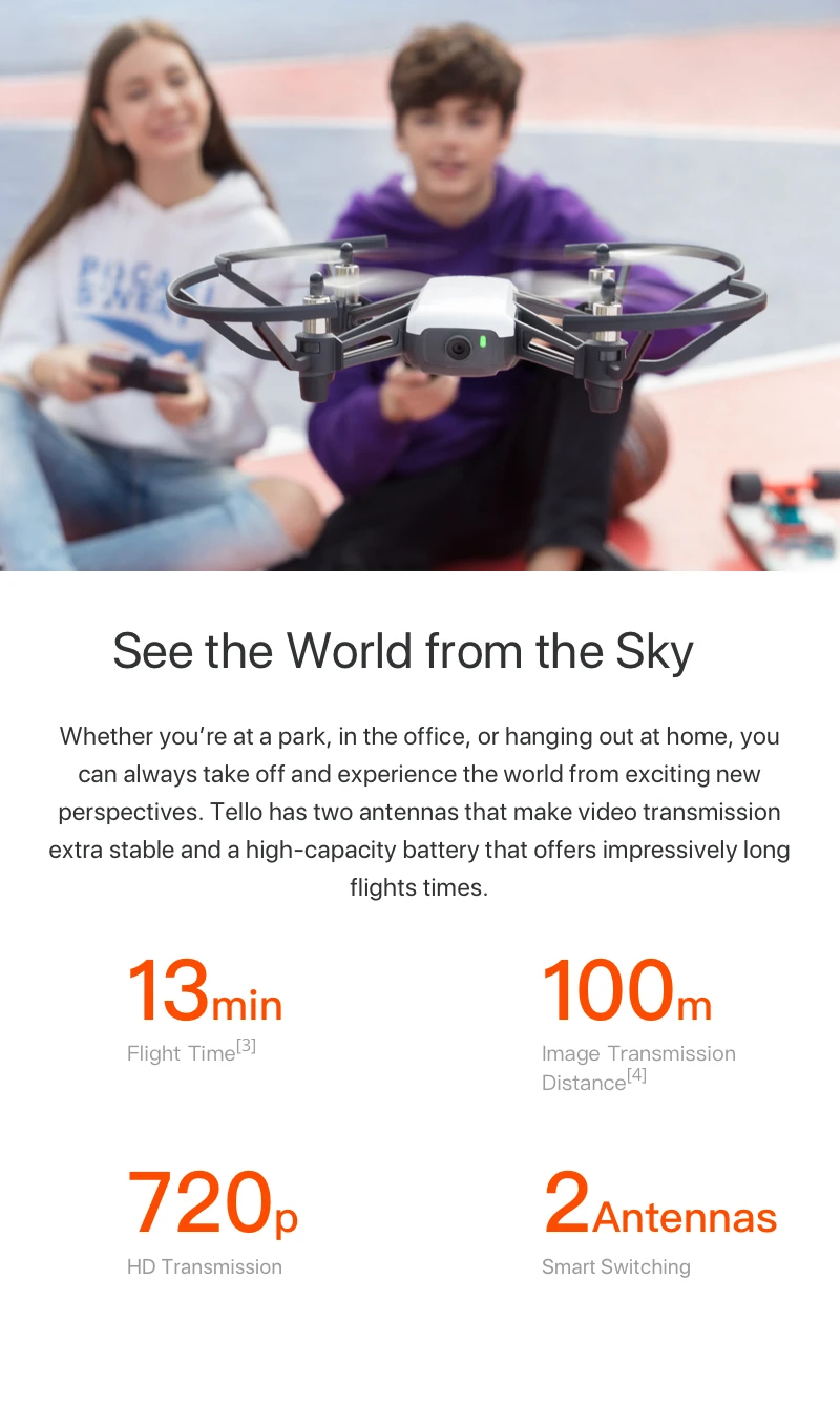 DJI Tello камера Дрон мини дроны 720P HD Трансмиссия приложение управление складная игрушка FPV Квадрокоптер снимать быстрые видео с EZ снимков
