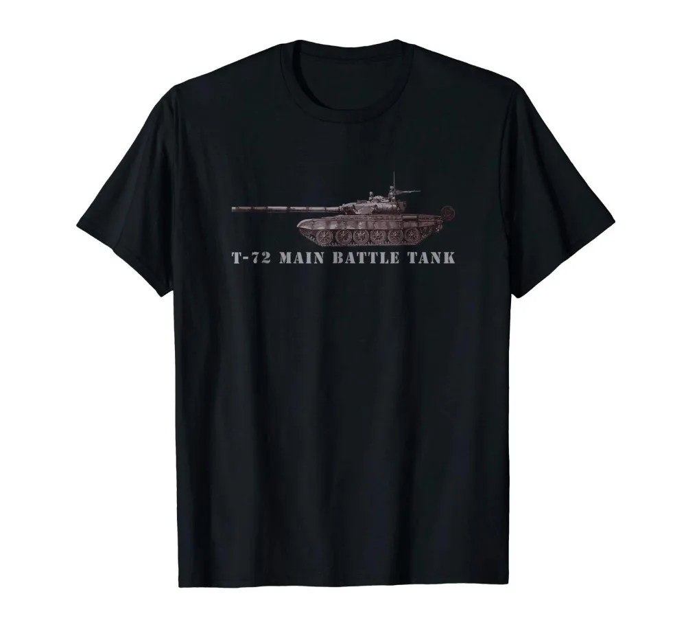 

T 72 Tank T Shirt Gift Russian T-72 Mbt Tee New Fashion Men'S Short Sleeve Novelty Cool Tops Men Short Sleeve Fit Biker T Shirts