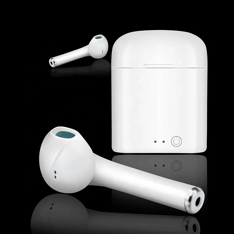 i7s tws wihte Беспроводные наушники Bluetooth наушники I7 i7s TWS спортивные наушники гарнитура с микрофоном для смартфонов iPhone Xiaomi samsung huawei LG - Цвет: i7s tws wihte