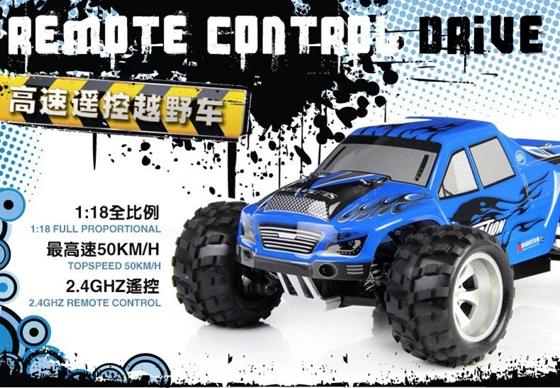 Оригинальный Wltoys A979 Радиоуправляемый автомобиль высокой скорости 2 4G 4CH 4WD Stunt Racing