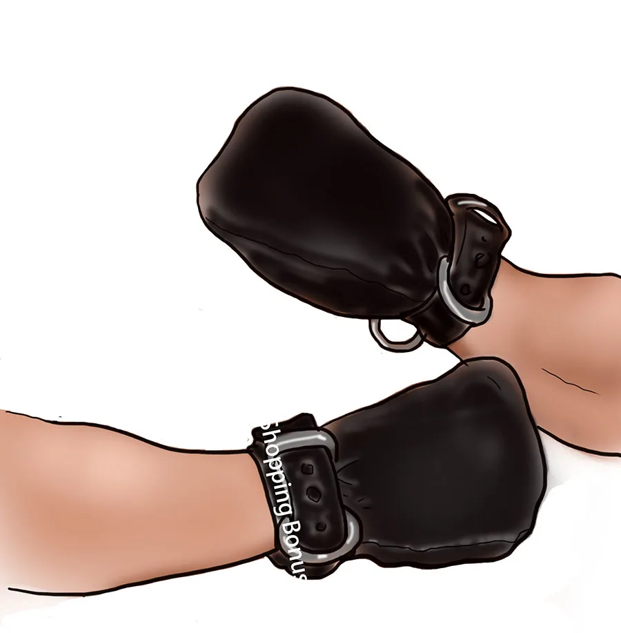 Кожаный премиум Набор для игры в щенка мягкие лапки БДСМ Связывание кулаком