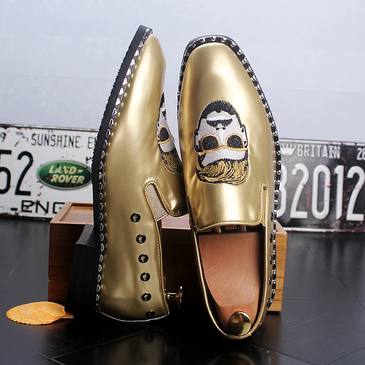 Мужская обувь с принтом в виде лица boomers повседневная высокое качество 2019 | Обувь