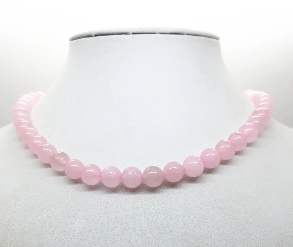 Фиолетовый ожерелье ошейник бусы из камня с украшением в виде кристаллов полу