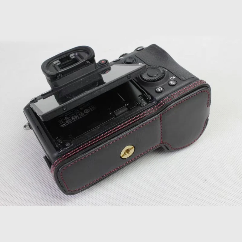 Чехол из искусственной кожи для камеры чехол на половину корпуса Sony ILCE 9 A9 A7mark3 A7III