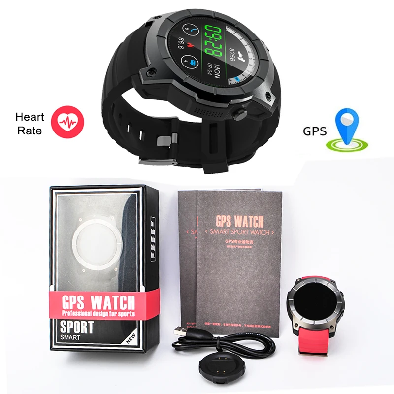 GPS Smart Watch Sport браслет SIM карты сенсорный Экран Смарт-часы с функцией набора для