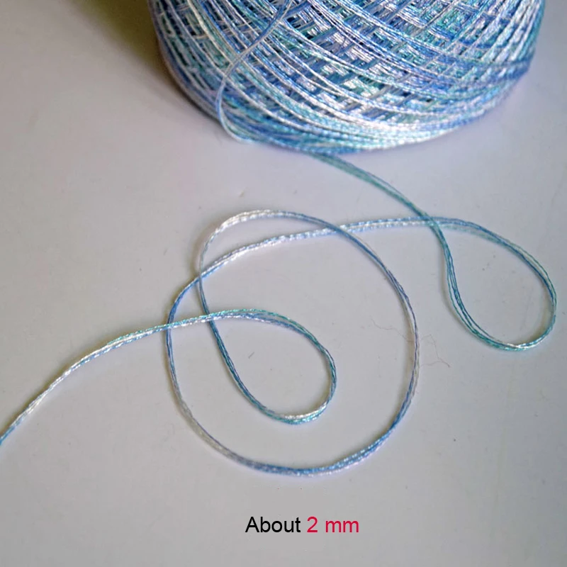 Новый 250 гр. Цветной натуральный здоровый гладкий шелк льняная пряжа Уникальная пространственная окраска ручной вязки крючком кружевная нить Z3905